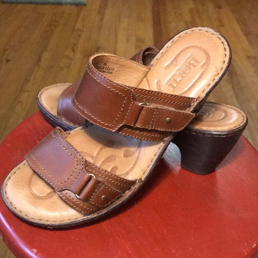 Born platform sandals.